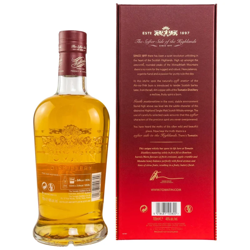 Tomatin | 21 Jahre | Bourbon Barrels | Travel Retail Exclusive | 46%