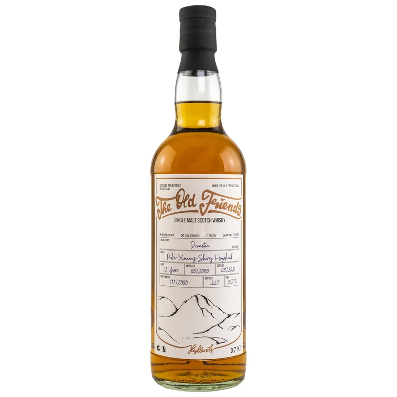 Deanston | 12 Jahre | 2009/2021 | The Old Friends | Cask #111/2009 | 53,1%