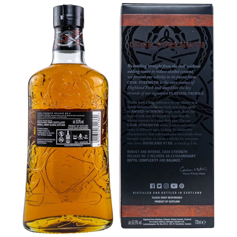 Highland Park | Cask Strength | Release No.2 | Robust & Intense | 63,9%