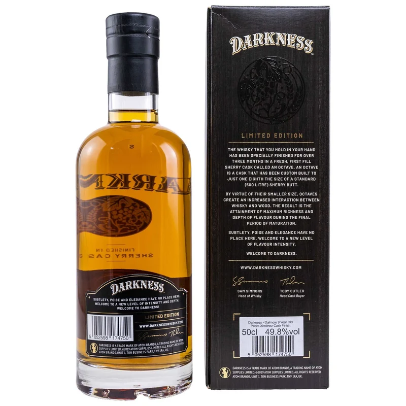 Dalmore | 9 Jahre | Darkness | Pedro Ximenez Cask Finish | 0,5l | 49,8%