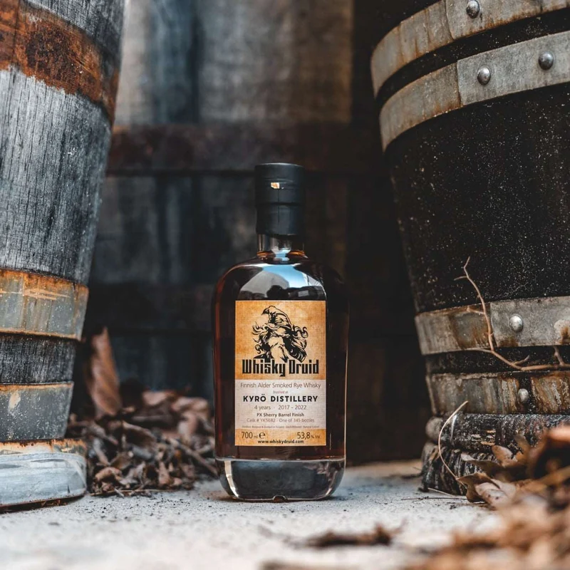 Kyrö | Whisky Druid | 4 Jahre | 2017/2021 | Cask #YK5682 | Finnish Rye Whisky | 0,5l | 53,8%
