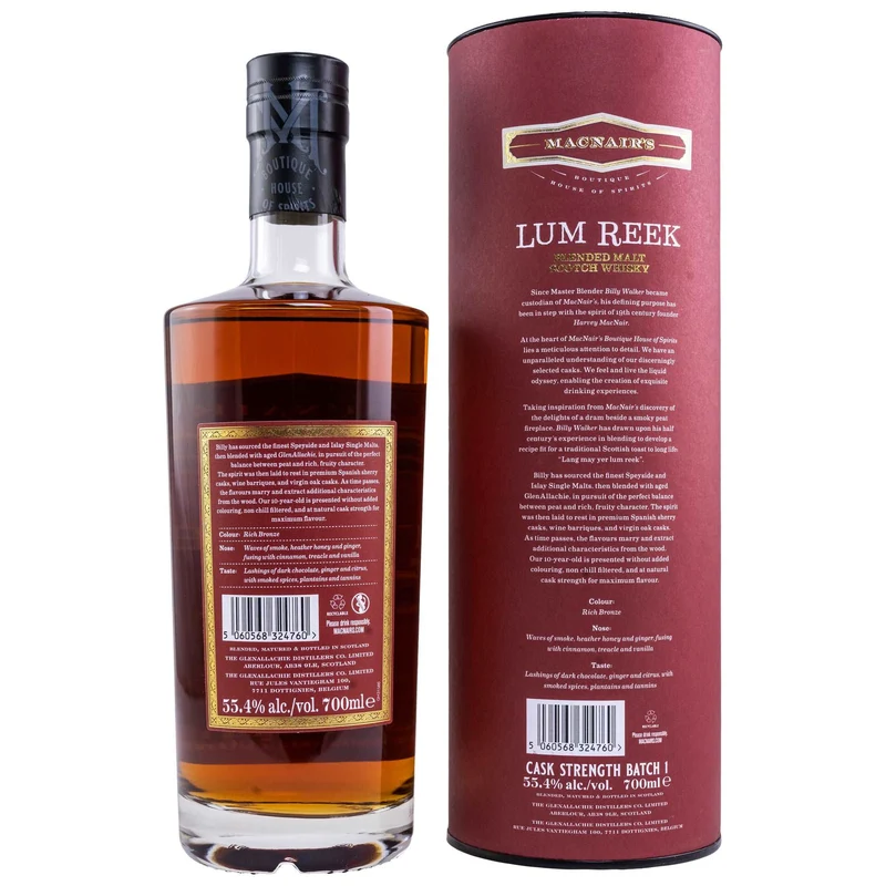 MacNair's | 10 Jahre | Lum Reek | Batch 1 | 55,4%