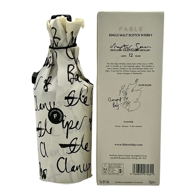 Glen Elgin | 12 Jahre | 2009/2021 | Fable Whisky | Chapter Seven Piper | Cask #801791 | 56,8%