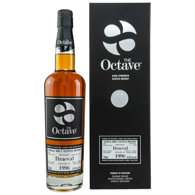Braeval | 25 Jahre | 1996/2021 | The Octave Premium | Duncan Taylor | Single Cask #11430827 | 50,9%