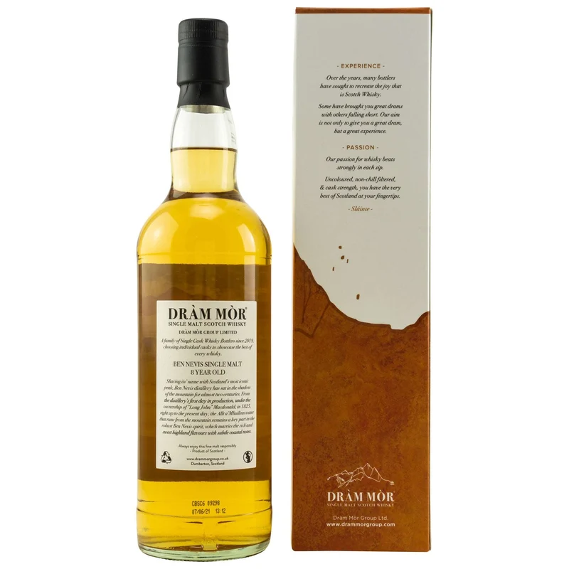 Ben Nevis | 8 Jahre | Dram Mor | White Port Finish | Single Cask #2084 | 53%
