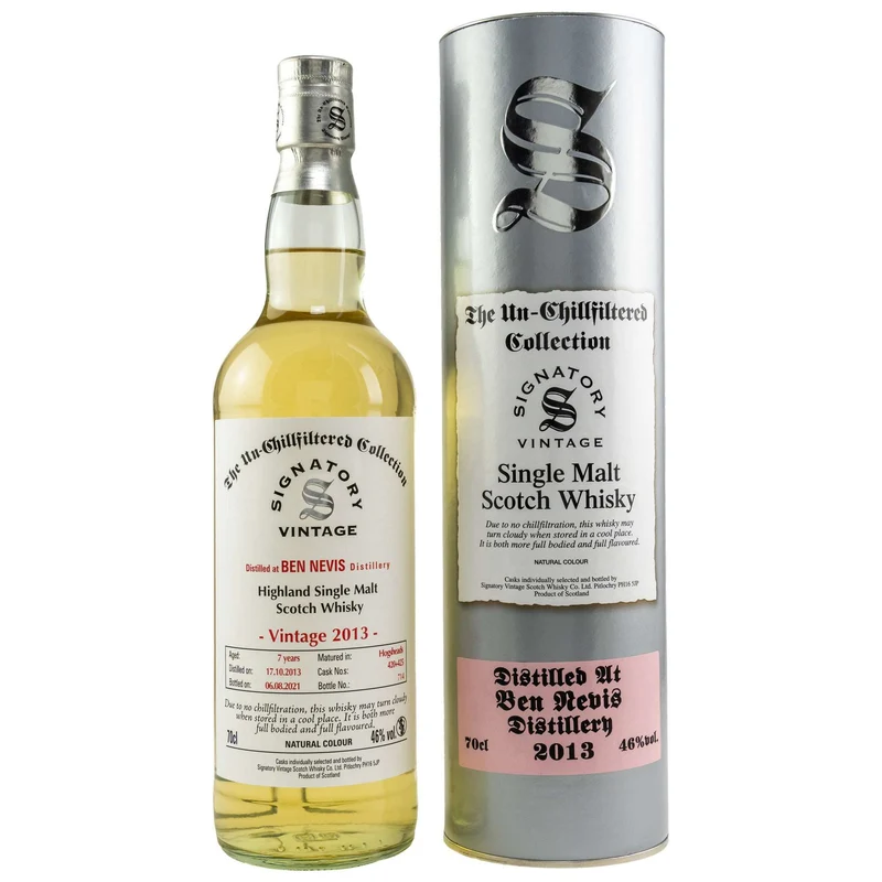 Ben Nevis | 7 Jahre | 2013/2021 | Signatory Vintage Casks #420+425 | 46%