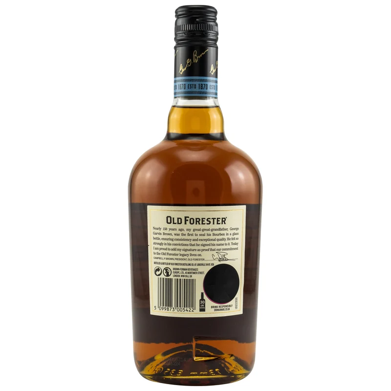 Old Forester | 86 Proof | Kentucky Straight Bourbon Whisky | 43%