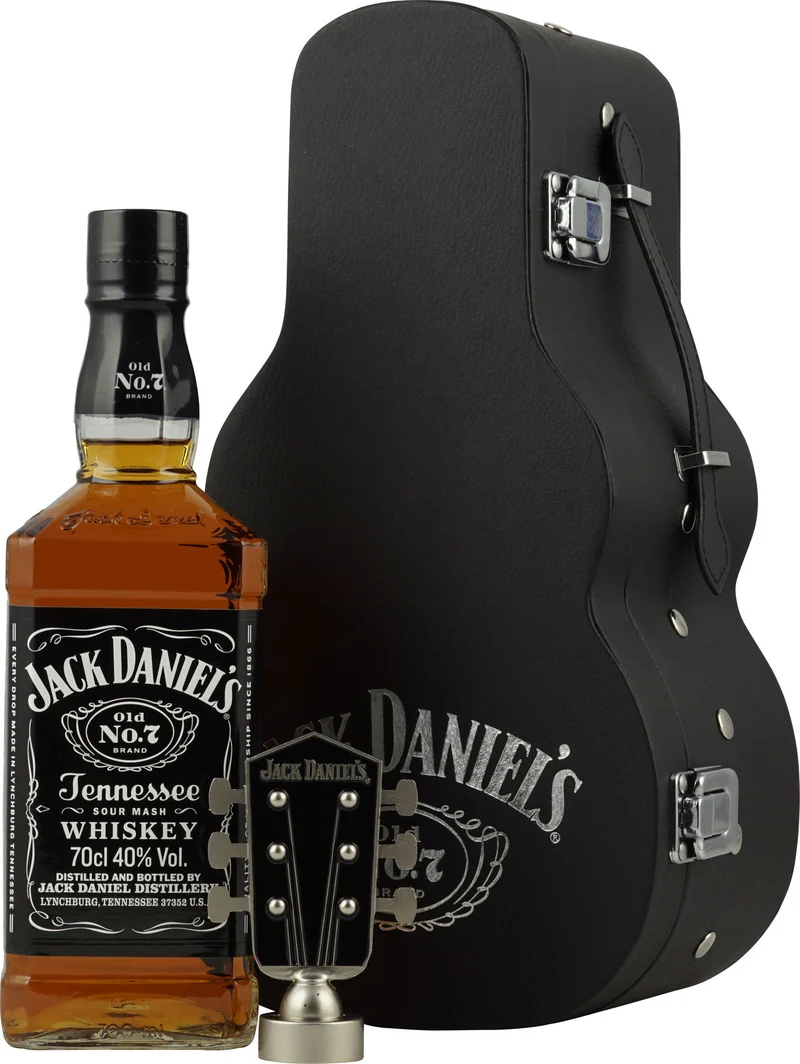 Jack Daniels Tennessee Whiskey No.7 Gitarrenkoffer Edition | 40 % | 0,7 L