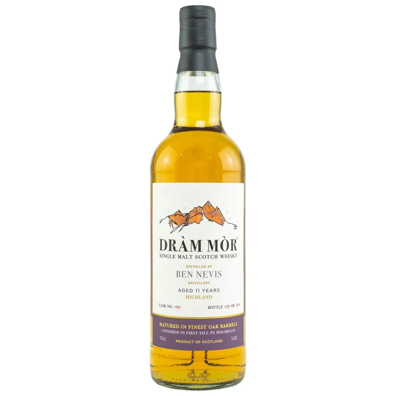 Ben Nevis | 11 Jahre | Dram Mor | PX Finish | Cask #195 | 54%