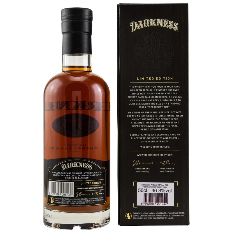 Ardbeg | 24 Jahre | Darkness | PX Octave Finish | 0,5l | 46,8%