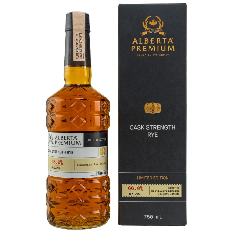 Alberta Premium | Cask Strength Rye | Canadian Rye Whisky | 0,75l | 66%