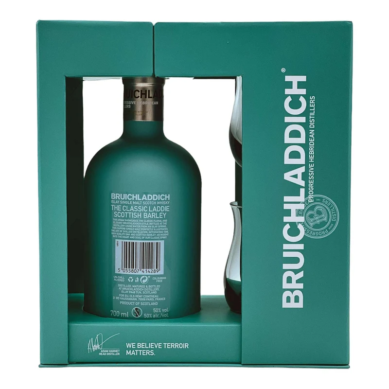 Bruichladdich | The Classic Laddie | Geschenkset mit 2 Gläsern | 50%