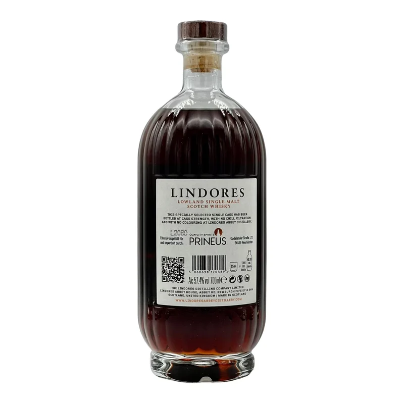 Lindores | The Exclusive Cask | Port Pipe/Sherry Butt #2018/0588 | 57,4%