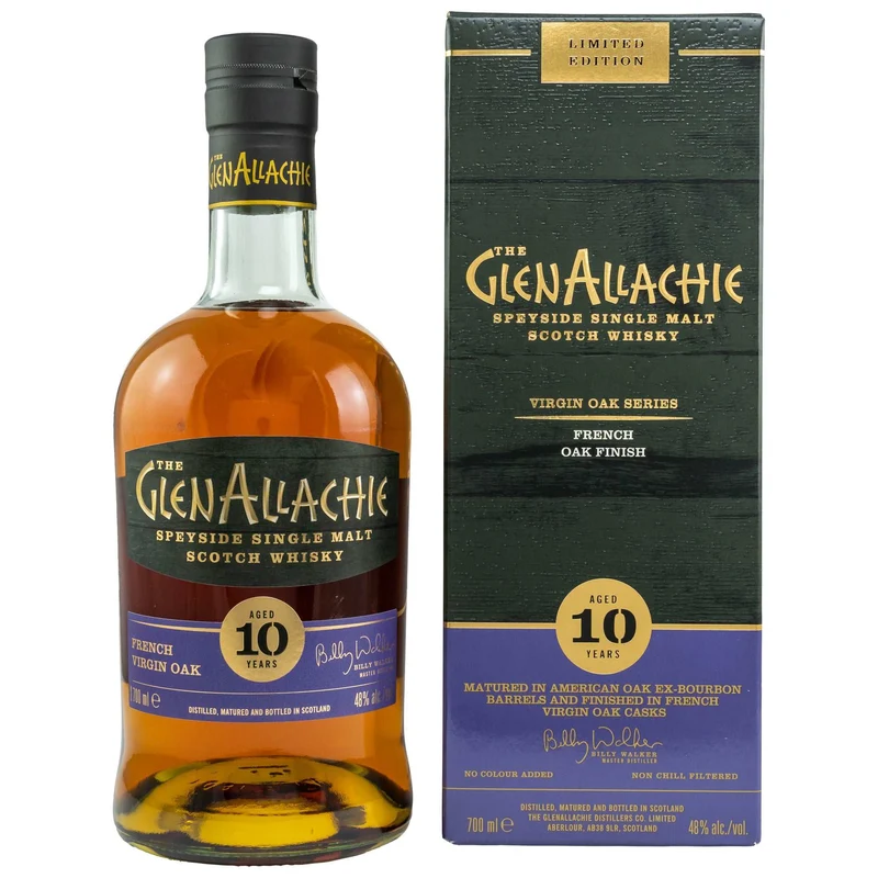 GlenAllachie | 10 Jahre | French Oak Finish | Virgin Oak Series | 48%