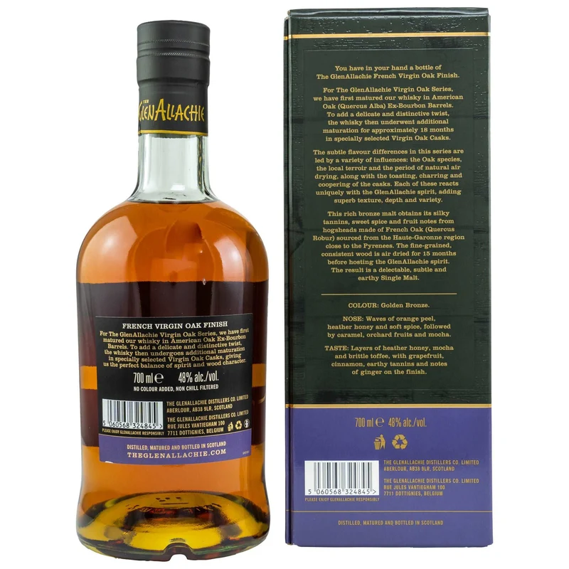 GlenAllachie | 10 Jahre | French Oak Finish | Virgin Oak Series | 48%