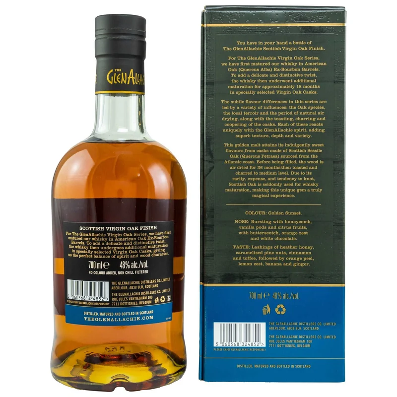 GlenAllachie | 15 Jahre | Scottish Oak Finish | Virgin Oak Series | 48%