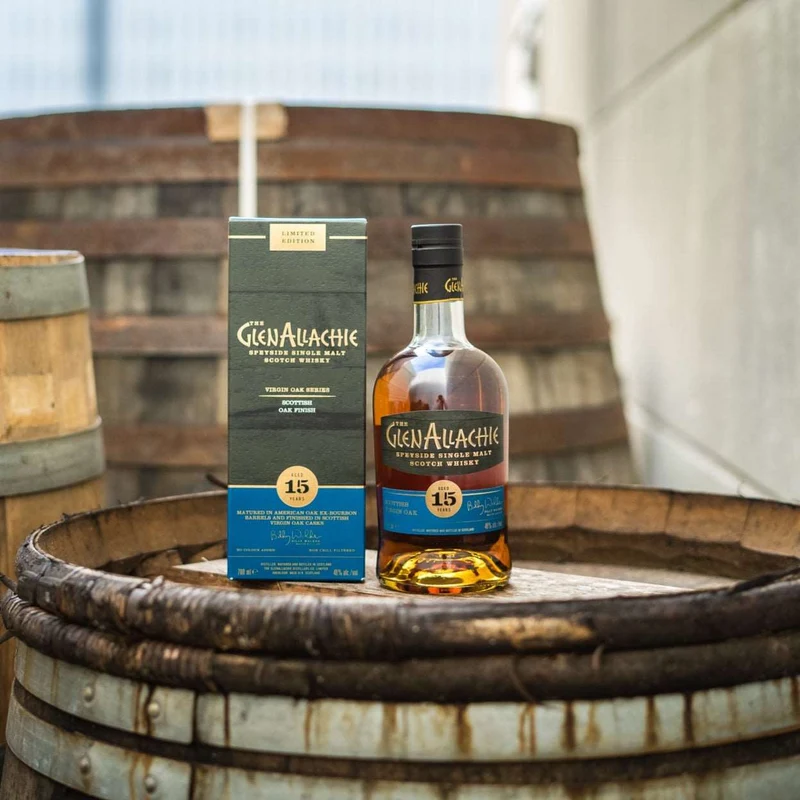 GlenAllachie | 15 Jahre | Scottish Oak Finish | Virgin Oak Series | 48%