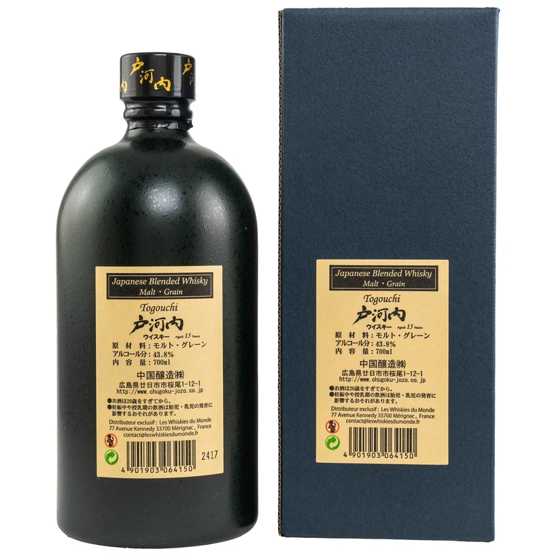 Togouchi | 15 Jahre | Blended Japanese Whisky | 43,8%
