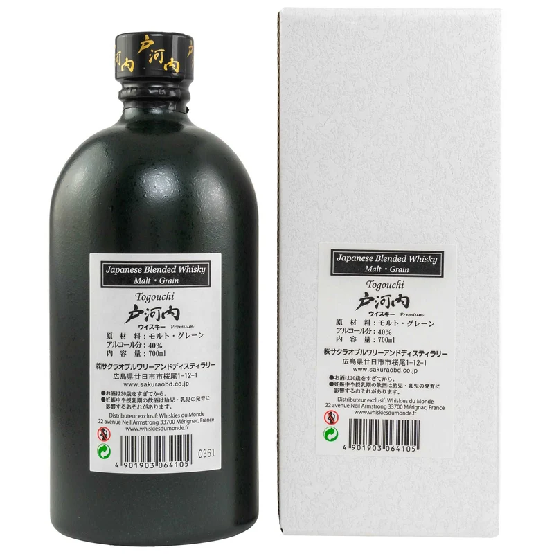 Togouchi | Premium | Blended Japanese Whisky | 40%