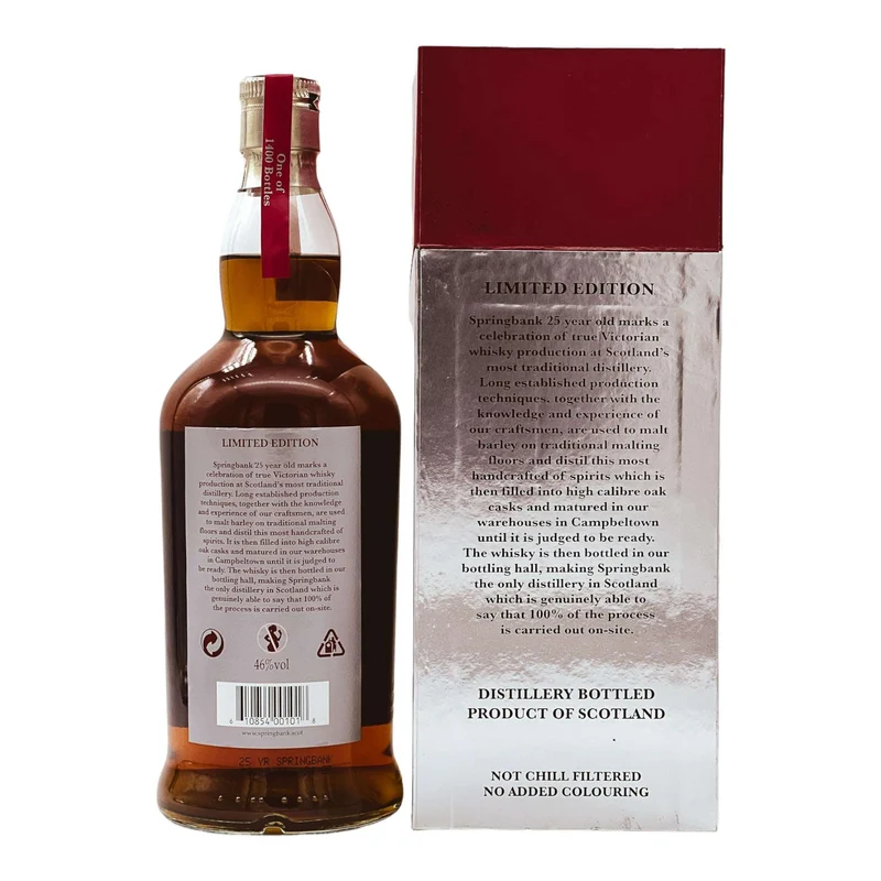 Springbank | 25 Jahre | 2021 Abfüllung | 46%