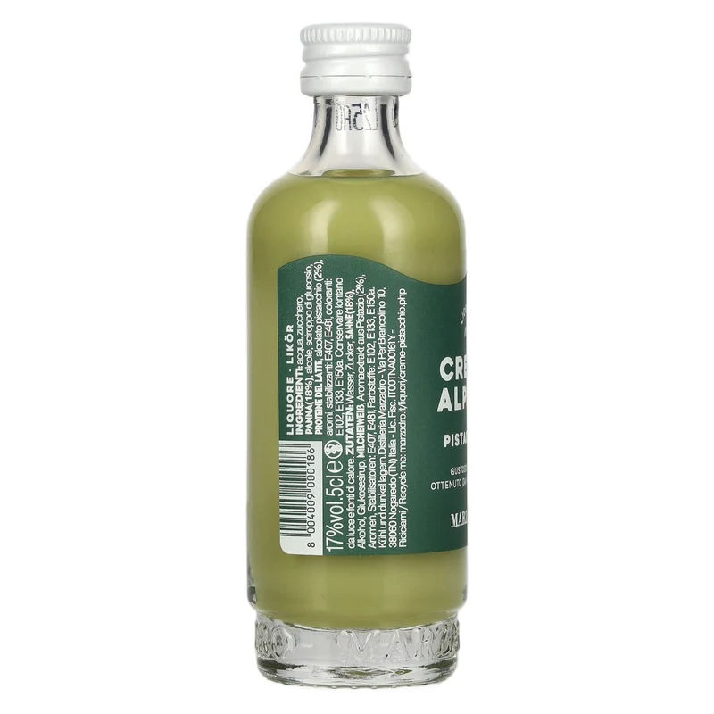 Marzadro Crema Alpina Pistacchio Liquore 17% Vol. 0,05l