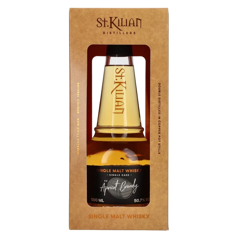 St. Kilian EX APRICOT BRANDY Single Cask Single Malt Whisky 50,7% Vol. 0,5l in Geschenkbox