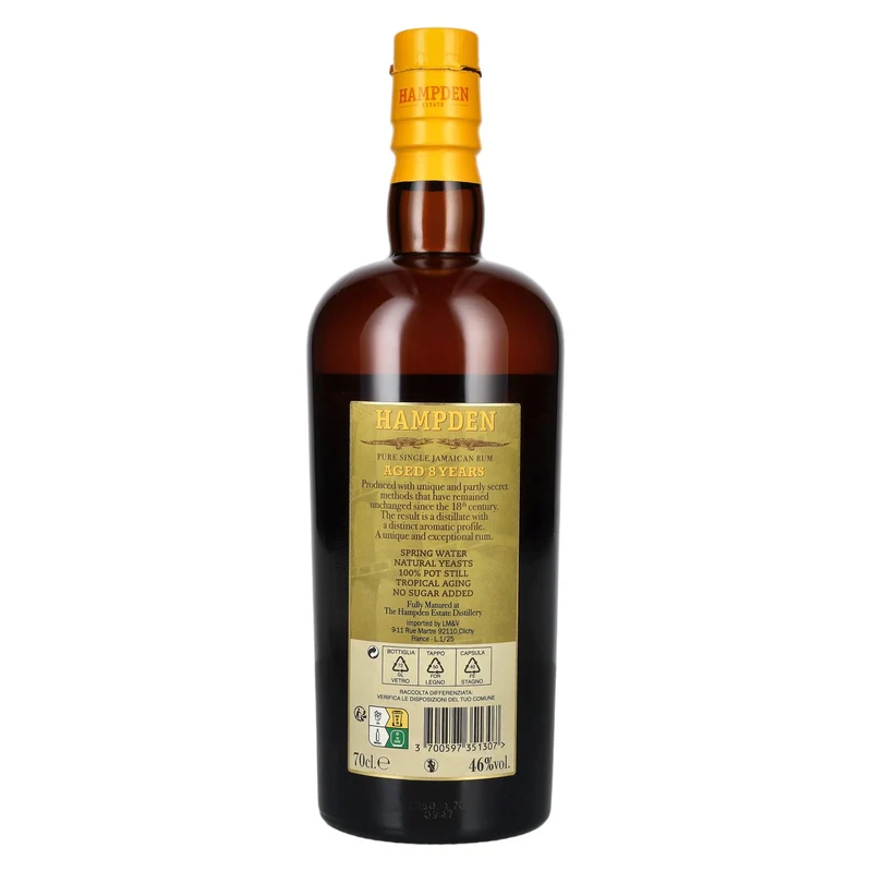 Hampden Estate 8 Years Old Pure Single Jamaican Rum 46% Vol. 0,7l