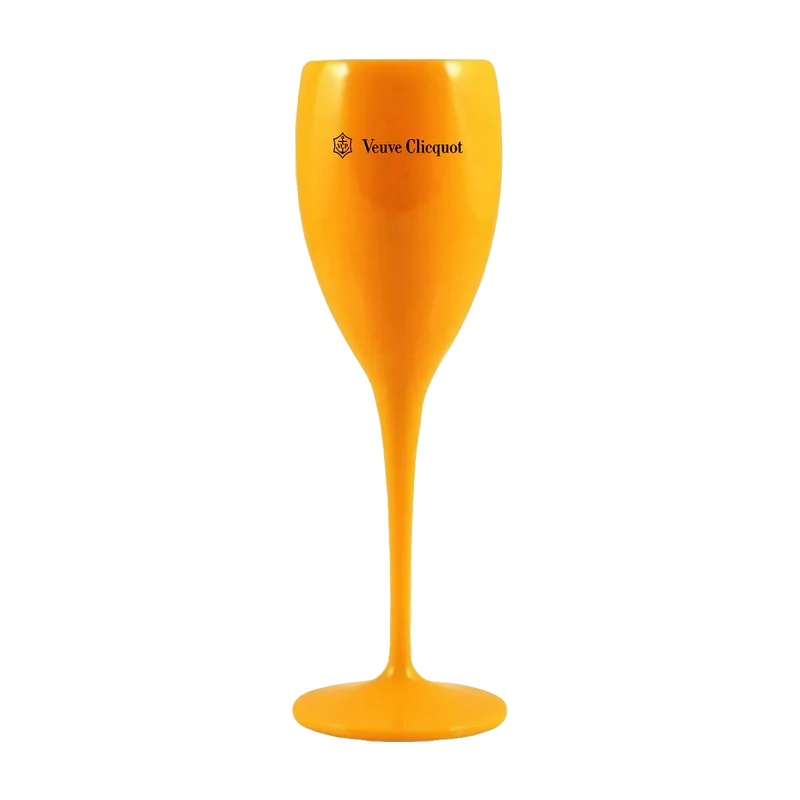 Veuve Clicquot Champagner-Flöte Acryl orange | 0,18 L