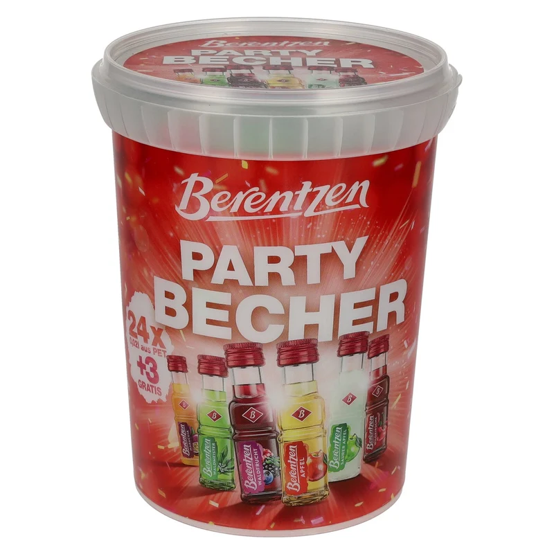Berentzen Party Becher 16,3% Vol. 27x0,02l PET