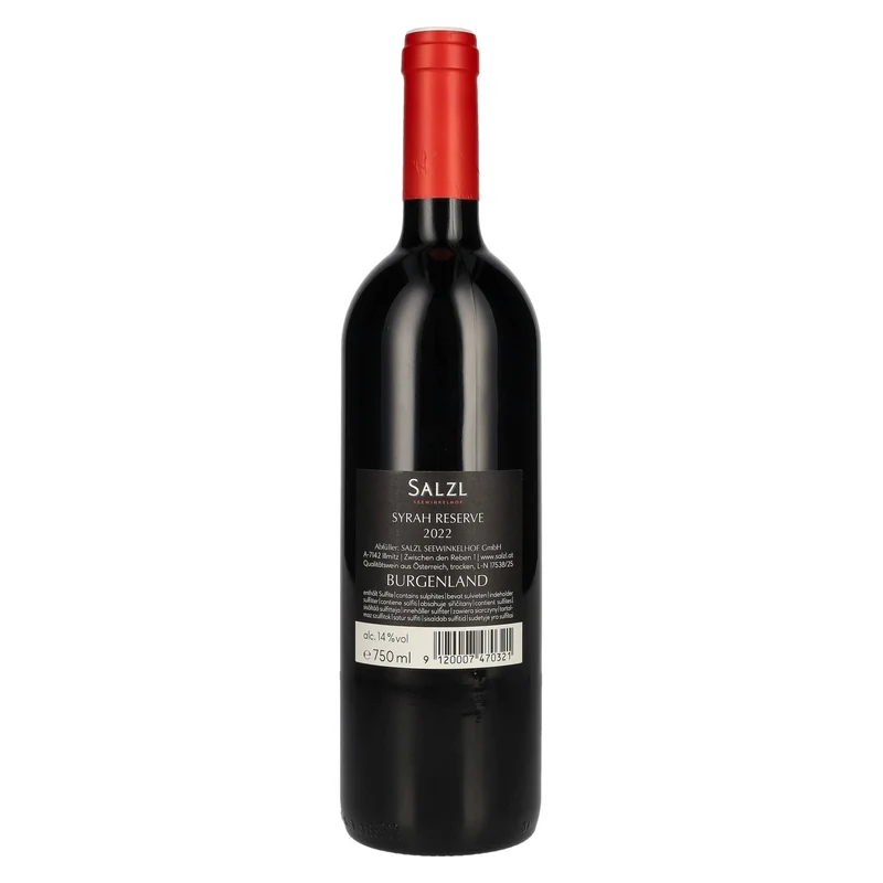 Salzl Syrah Reserve 2022 14% Vol. 0,75l