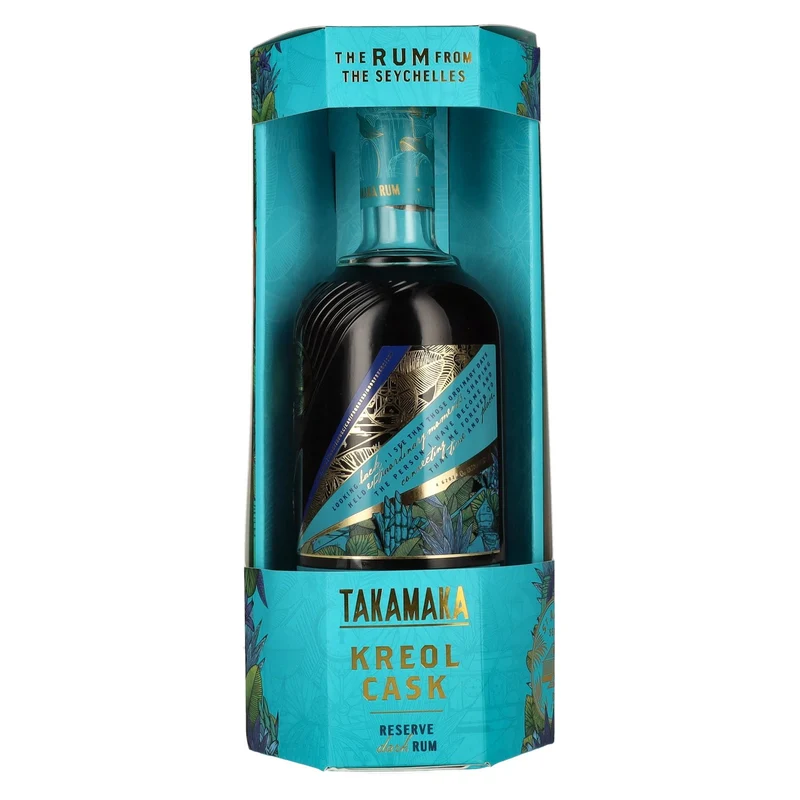 Takamaka KREOL CASK Reserve Dark Rum 40,3% Vol. 0,7l in Geschenkbox
