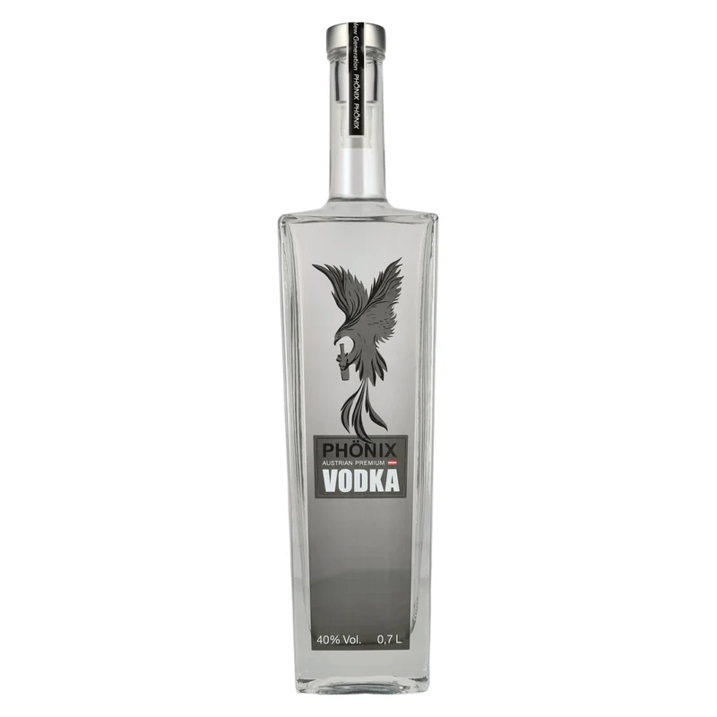 Phönix Austrian Premium Vodka 40% Vol. 0,7l mit LED-Lichtsticker