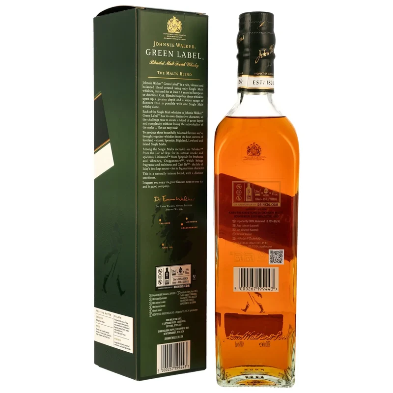 Johnnie Walker Green Label 15 Jahre
