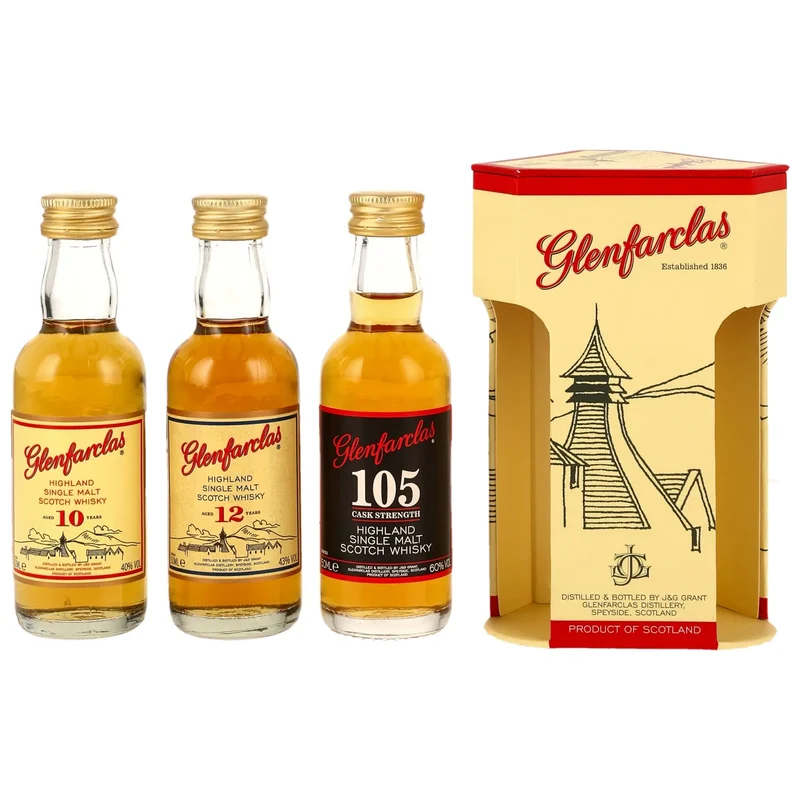 Glenfarclas Miniatursortiment 10/12/105