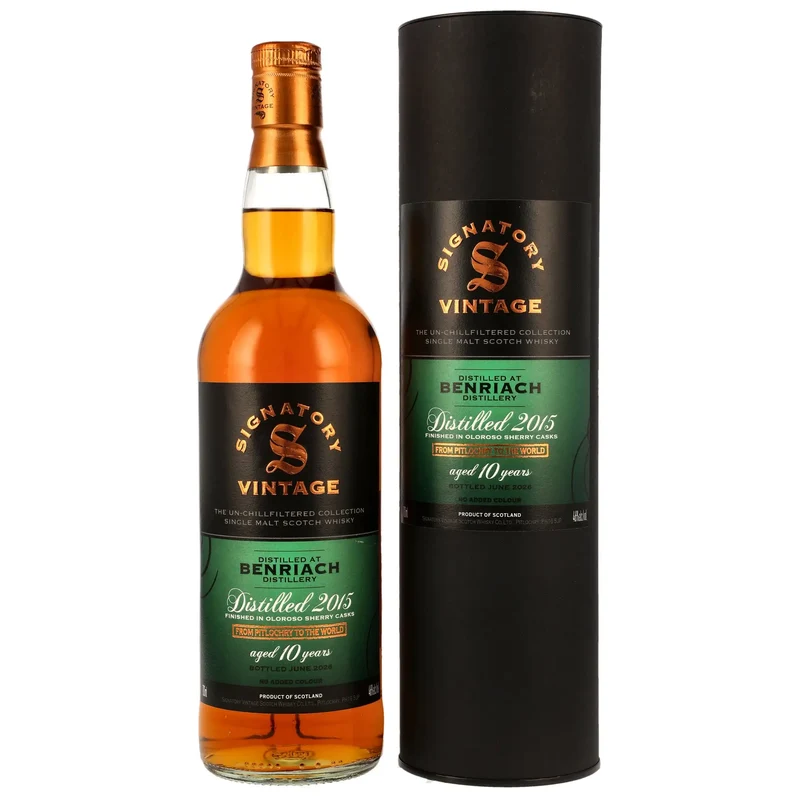 Benriach Un-Chillfiltered 10 Jahre 2015/2026