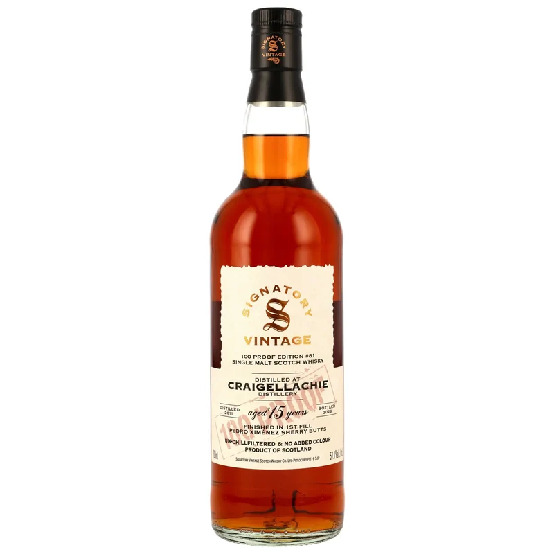 Craigellachie 100 Proof Edition #81 15 Jahre 2011/2026