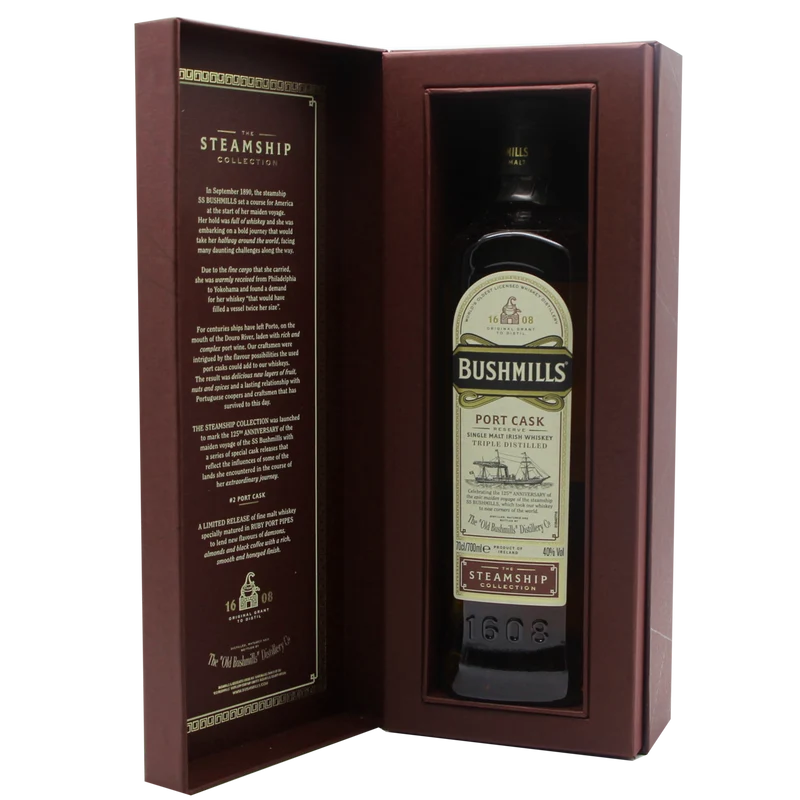 Bushmills Steamship Port Cask | 40 % | 0,7 L