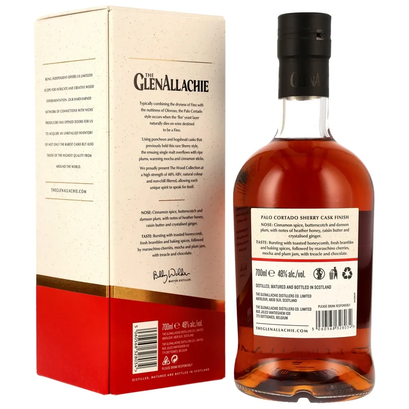GlenAllachie Palo Cortado Sherry Cask Finish 11 Jahre