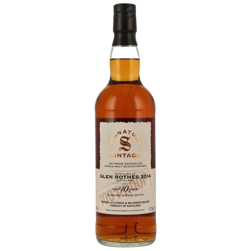 Glenrothes 100 Proof Edition #20 10 Jahre 2014/2024