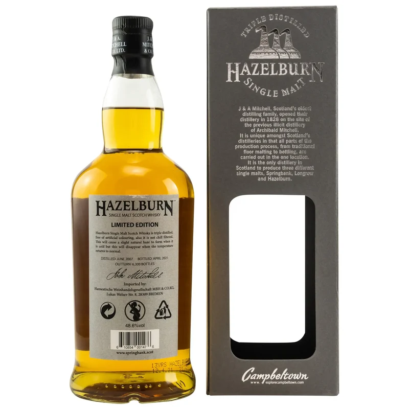Hazelburn 13 Jahre 2007/2021