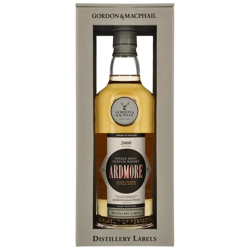 Ardmore Distillery Labels 2008/2023
