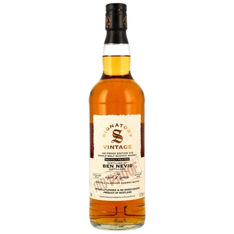 Ben Nevis Heavily Peated 100 Proof Edition #75 7 Jahre 2019/2026