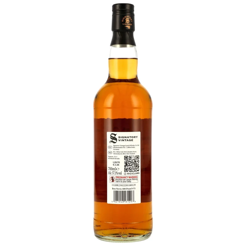 Ben Nevis Heavily Peated 100 Proof Edition #75 7 Jahre 2019/2026