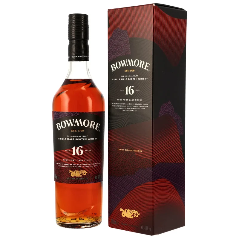 Bowmore Ruby Port Cask Finish 16 Jahre