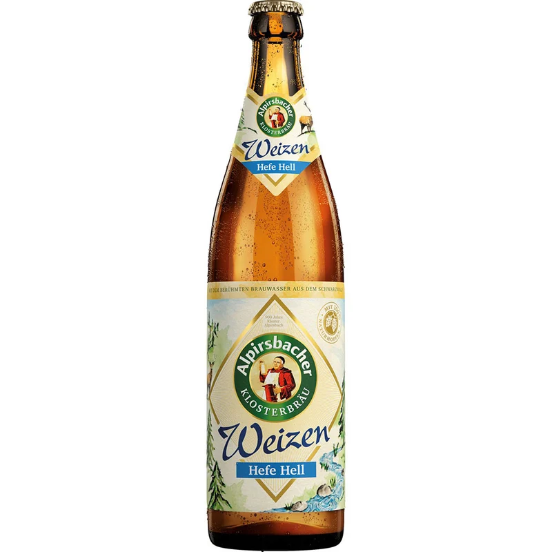 Alpirsbacher Weizen Hefe Hell 20x 0,5 Liter (MEHRWEG)