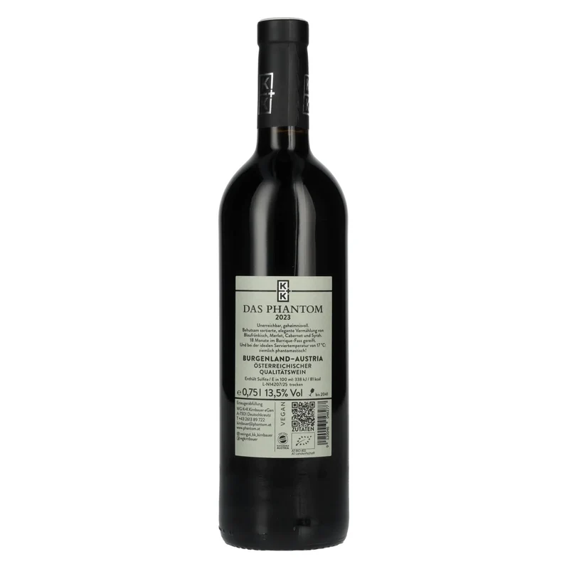 K+K Kirnbauer DAS PHANTOM 2023 13,5% Vol. 0,75l