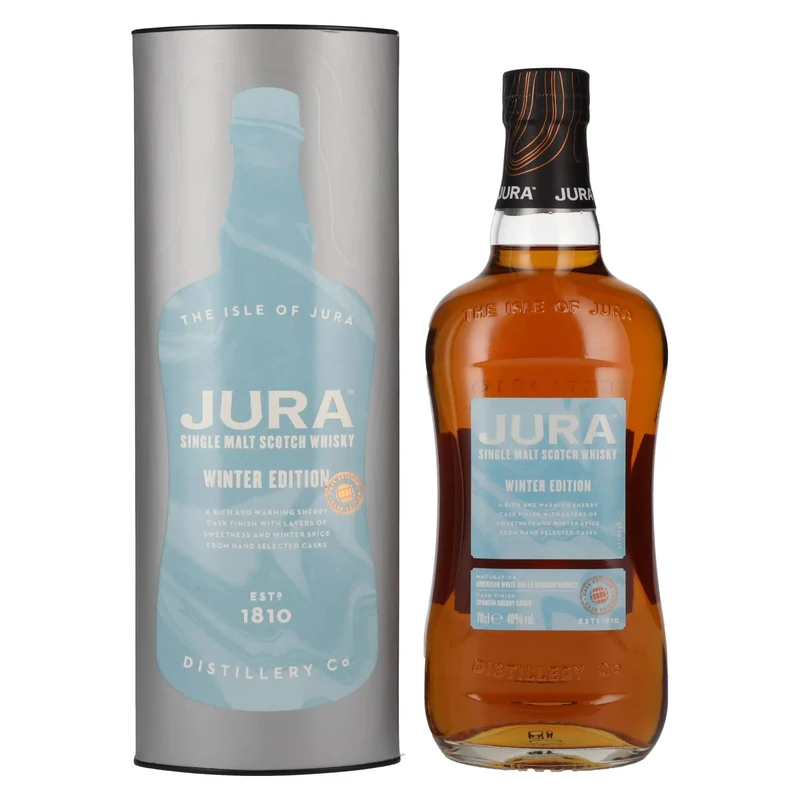 Jura Single Malt Scotch Whisky WINTER Edition 40% Vol. 0,7l in Geschenkbox
