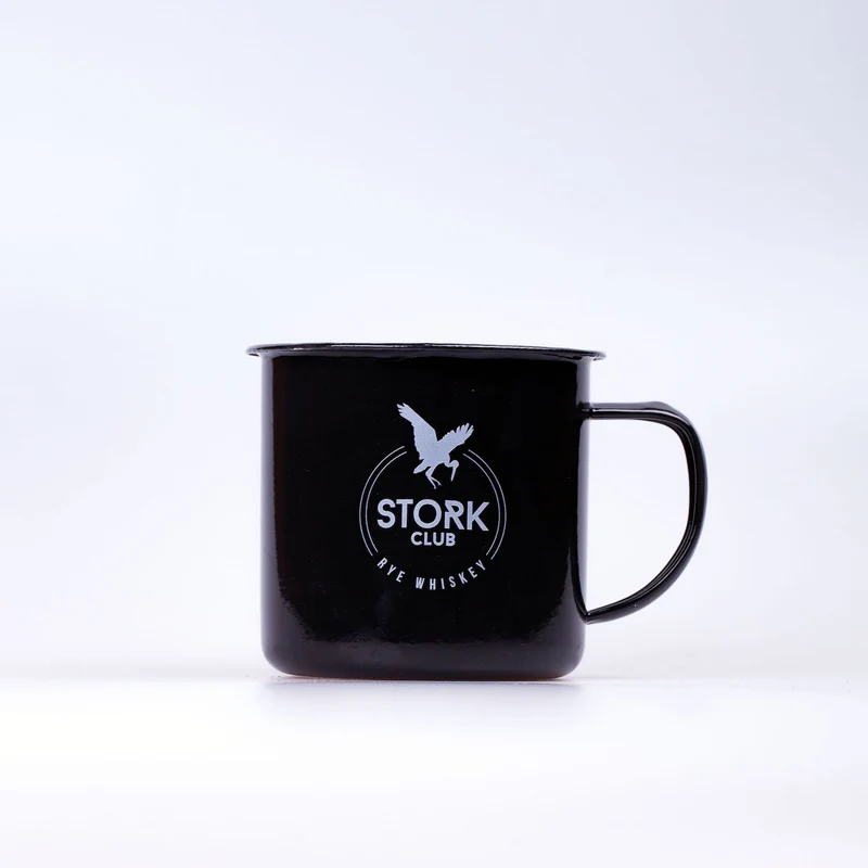 STORK CLUB Whiskey I Emaille Becher