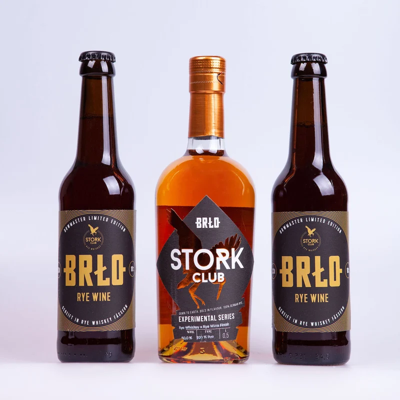 STORK CLUB EXPERIMENTAL SERIES RYE WHISKEY - BRLO EDITION & BRLO RYE WINE