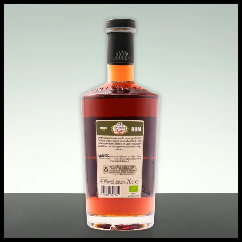 Marmot Organic Amber Rum 0,7L - 40% Vol.